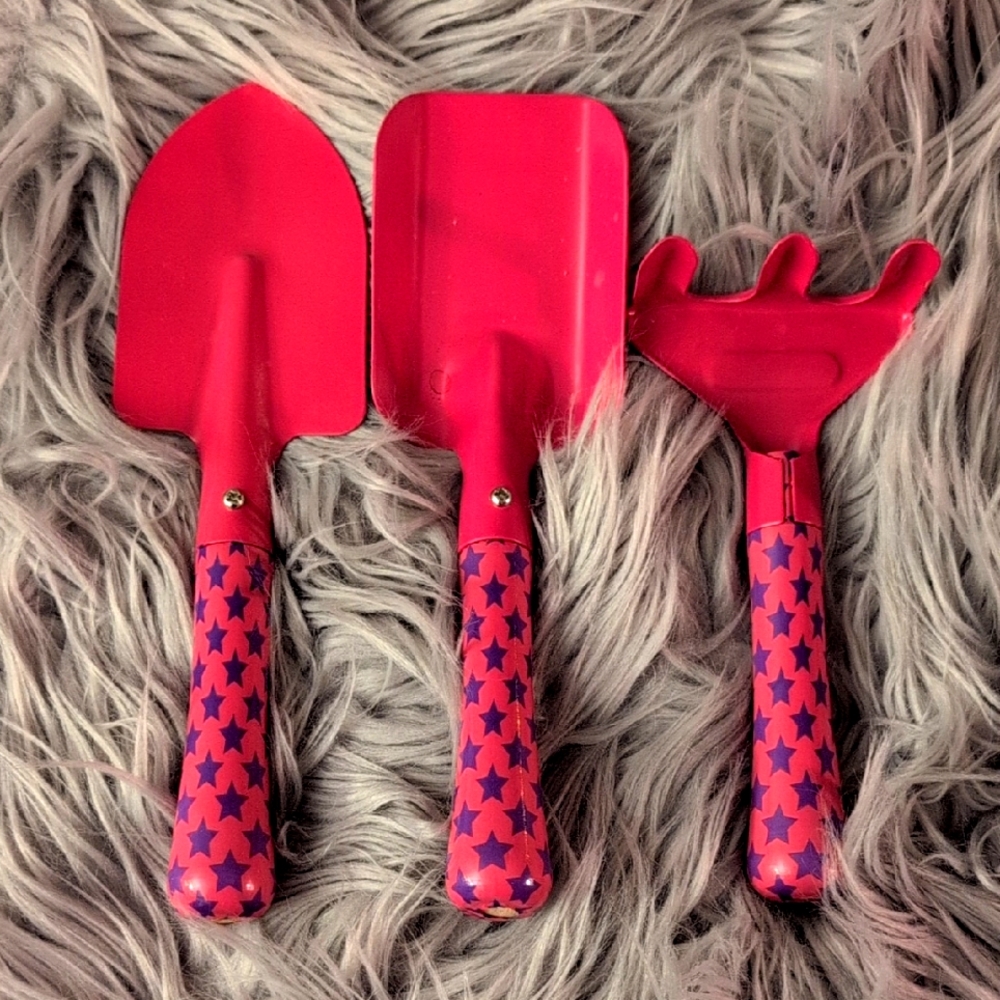 New 3Piece  Pink Garden Tools